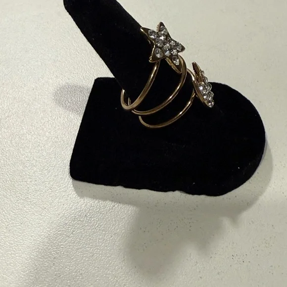 Star and Moon Ring Set size 7.5 - Picture 2 of 2